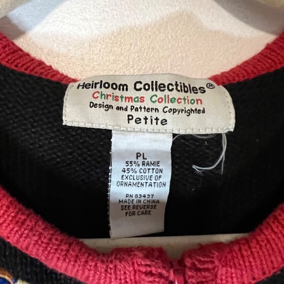 Vintage 12 Days of Christmas Cardigan Ugly Xmas Sweater - Picture 6 of 7